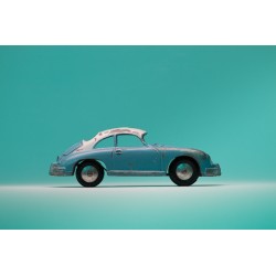 Colors - Porsche 356 Blue / Blue Background