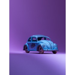 Front - VW Coccinelle bleu