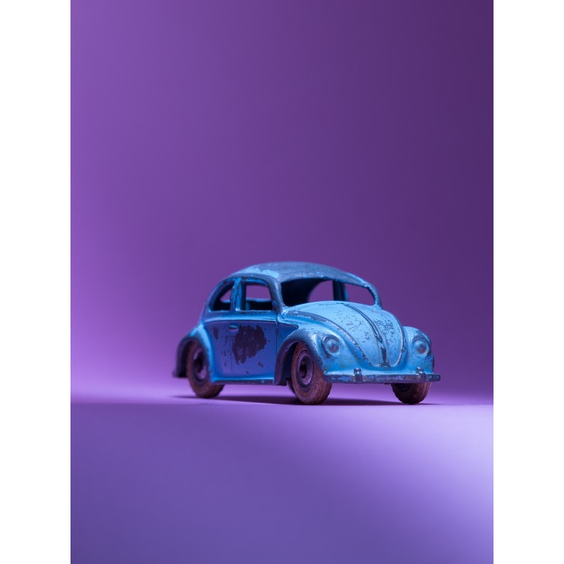 Front - VW Beetle Blue